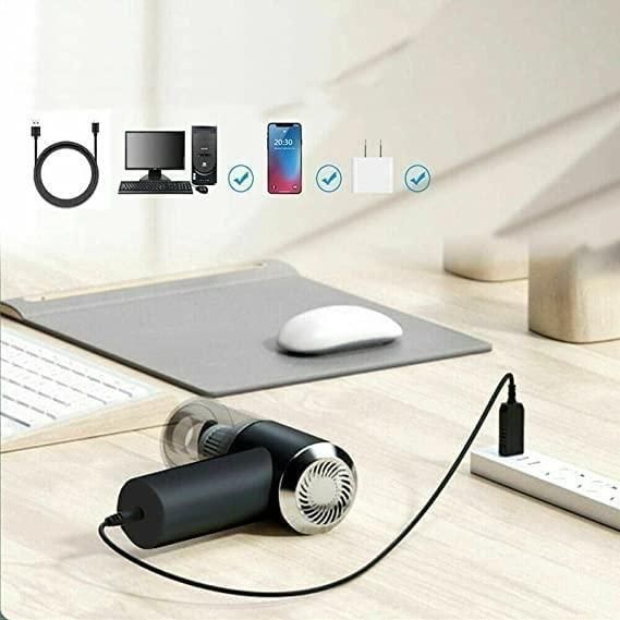 Portable Handheld Air Duster Wireless Vacuum Cleaner β Cordless | Rechargeable | Multi-Surface Cleaning