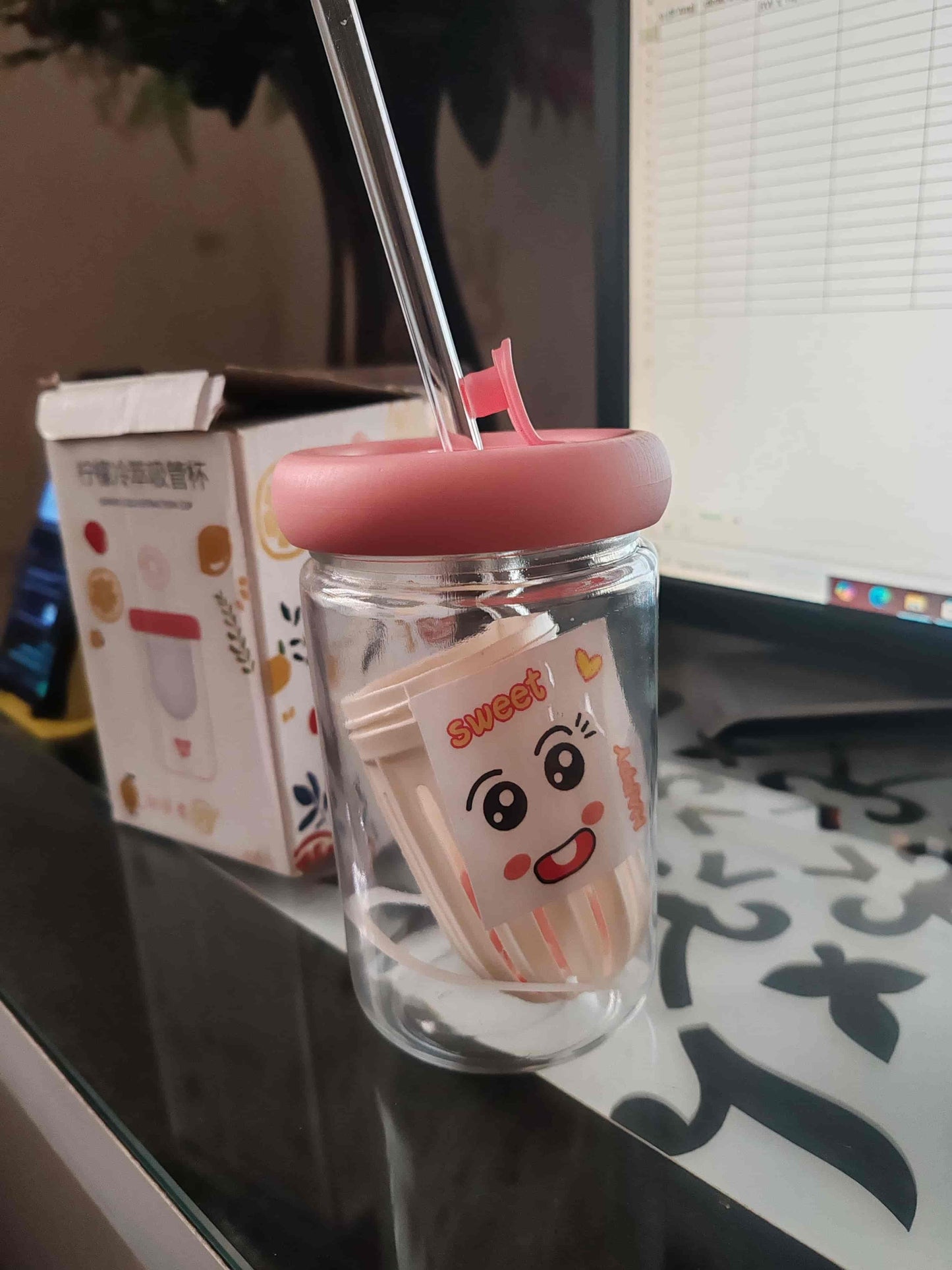 Infuse. Sip. Refresh. β Glass Fruit Infuser Tumbler