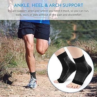 🧦 Neuropathy Socks for Women & Men – Pain Relief for Swollen Feet & Ankles | Soft Cotton | 1 Pair