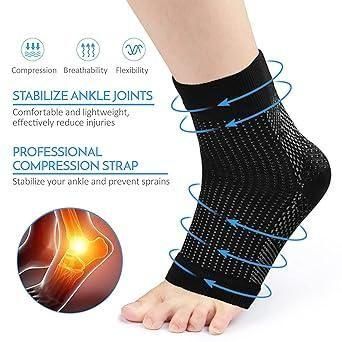 🧦 Neuropathy Socks for Women & Men – Pain Relief for Swollen Feet & Ankles | Soft Cotton | 1 Pair