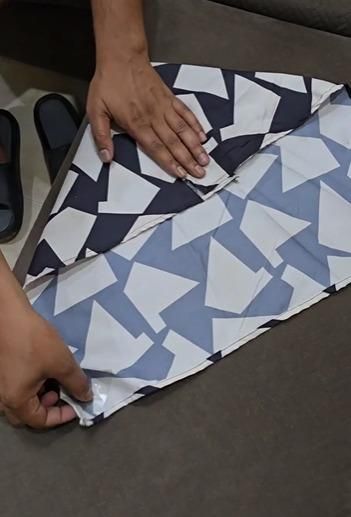 🧳 Travel Fine Fabric Magic Self-Adhesive Cloth Organizer – 1 Pc | Space-Saving | Reusable | Random Color
